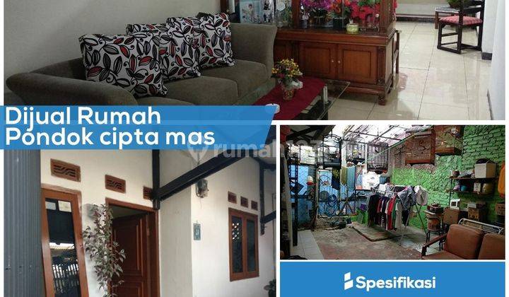 Rumah Pondok Cipta Mas, Minimalis, Terawat, Bagus 1