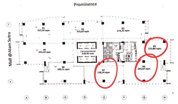 Disewakan Ruang Kantor Di Synergy Building Alam Sutera Tangerang 2