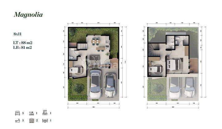 Rumah Baru Halaman Luas 2 Carport dekat RSAU Dr. M. Hassan Toto Bogor J30675 2