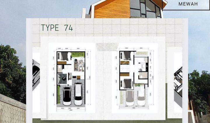 Rumah Luas 2 Carport dekat Stasiun Cibinong Dibantu KPR J31215 1