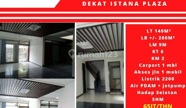 Disewakan Rumah Sayap Pajajaran Dekat Istana Plaza 1