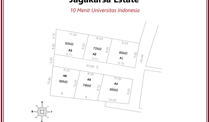 Near Toll Access, Land, Near Tourist Attractions, in Jagakarsa