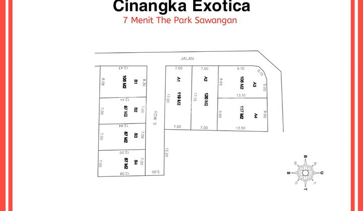 Dekat Akses Tol, Tanah, SHM, Dekat Fasilitas Kesehatan, di Sawangan