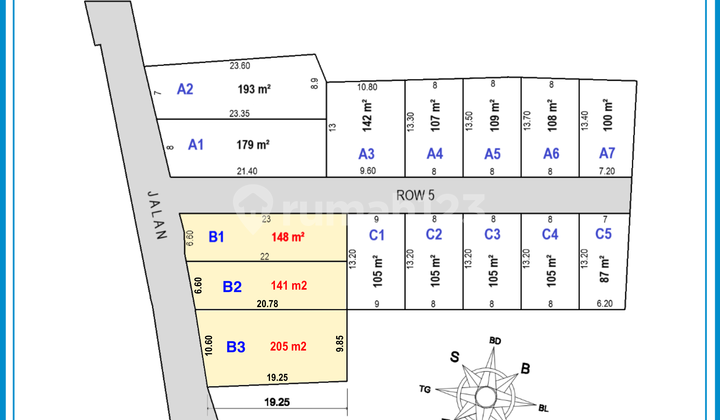 Dekat Akses Tol, Tanah, SHM, Dekat Akses KRL, di Bogor Barat