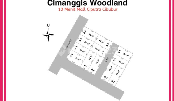 Dekat Akses Tol, Tanah, SHM, Dekat Sekolah Negeri, di Cimanggis