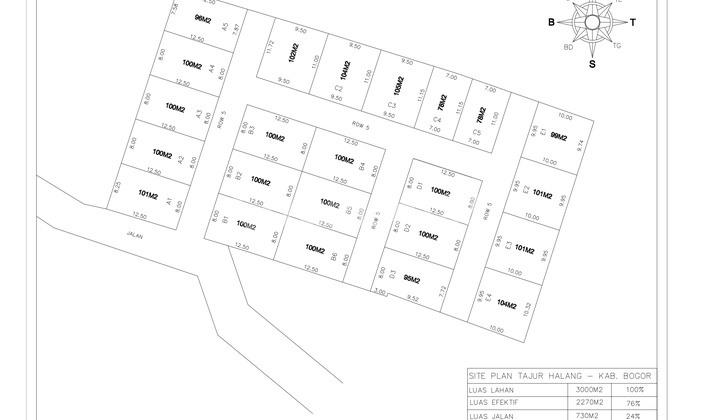 Tanah, SHM, Dekat Sekolah Negeri, di Tajur