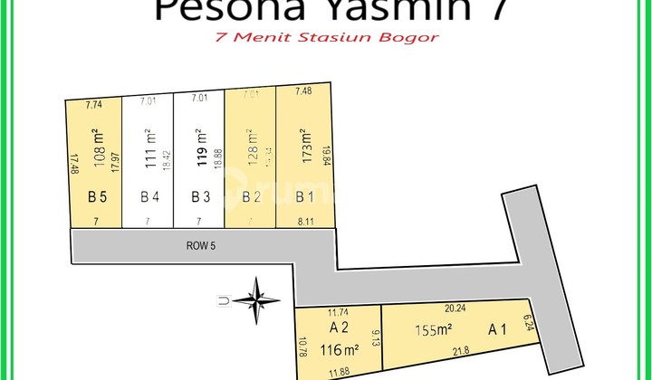 Tanah, SHM, Dekat Universitas, di Taman Yasmin Tanah, SHM, Dekat Universitas, di Taman Yasmin