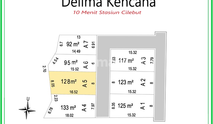 Dekat Akses Tol, Tanah, SHM, Dekat Universitas, di Tanah Sareal