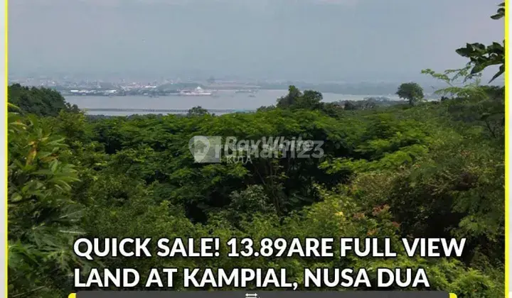 Full view land at kampial Nusa Dua 1