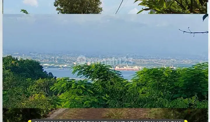 Full view land at kampial Nusa Dua 2