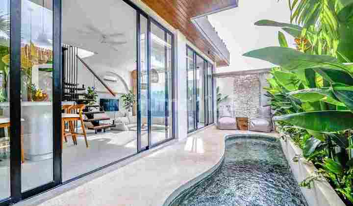 Baru - Sewa Villa 2 Kamar Tidur, Desain Tropis Modern di Pererenan