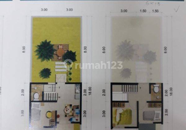 Rumah Valencia Strait Puri Surya Jaya 2 Lt Taman Luas 7
