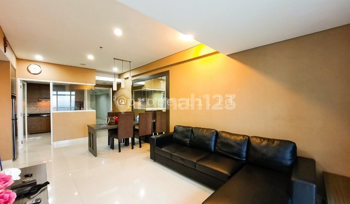 Sewa Apartemen Trillium 3 BR Tower A Lt 23 Posisi Hoek Furnished 2