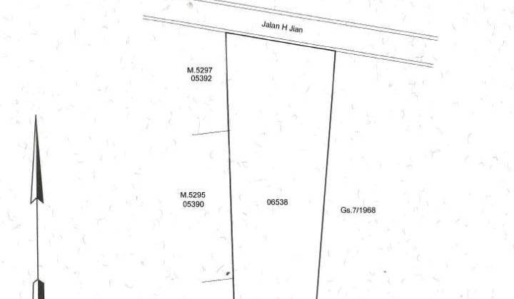 Jual Tanah Jl H Jian, Cipete Utara, Jakarta Selatan Sudah SHM 1