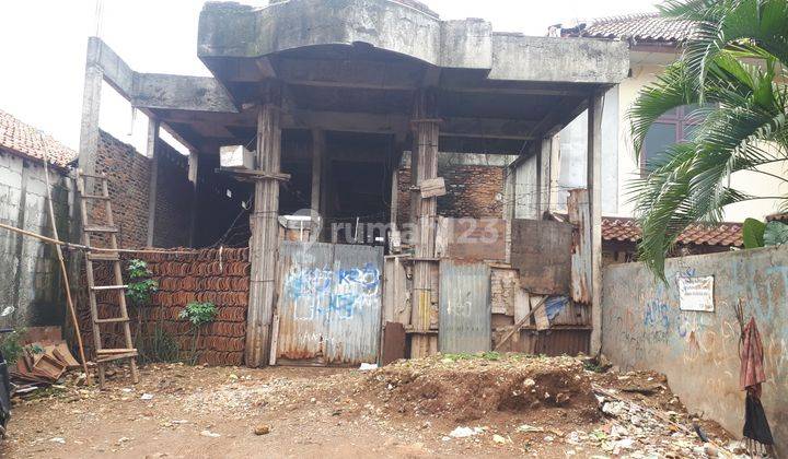 Rumah Bangunan Setengah Jadi di Jagakarsa Jaksel, 80 M Dari Jalan Raya 1