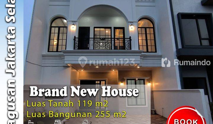 Dijual Rumah Baru Ada Rooftop di Cluster Kebagusan Jakartaselatan 1