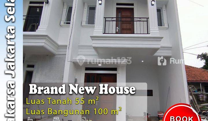 Rumah 2 Lantai Dalam Cluster Jagakarsa Jakarta Slattern 1