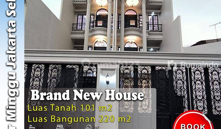 Rumah Mewah Eropa Classic 3 Lantai  1