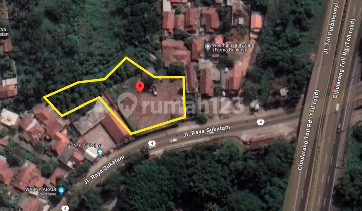 Lahan siap bangun luas 3117 m2 di Kampung Citapen Desa Cijantung kecamatan Sukatani. Purwakarta