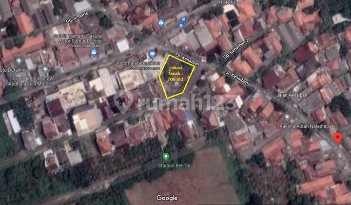 Dijual Tanah Komersial 706 m2 di Jl. Kenaiban, Pabuaran, Karawaci, Tangerang Dijual Tanah Komersial 706 m2 di Jl. Kenaiban, Pabuaran, Karawaci, Tangerang