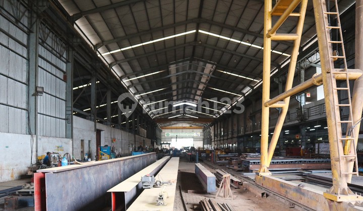 Dijual Fabrikasi besi baja dan gudang di Pangkalan II, Raya Narogong, Bekasi