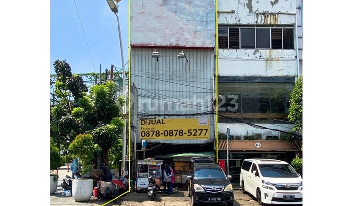 Dijual Ruko 3.5 Lantai strategis di Jl. H. Agus Salim, Menteng, Jakarta Pusat