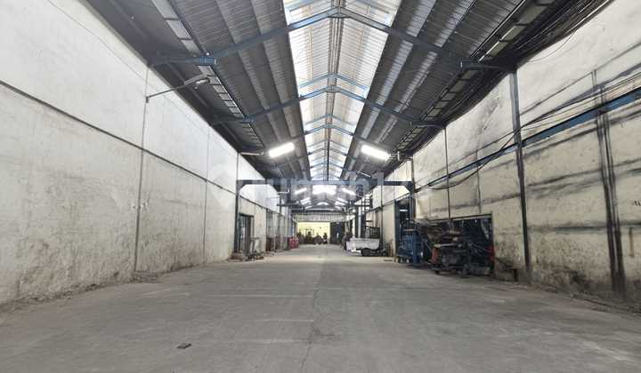 Gudang dan Workshop Siap Pakai Luas 7768 M2 Ada Izin Industri di Husein Sastranegara, Juru Mudi Benda. Kota Tanggerang