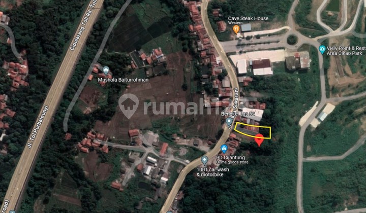 Lahan tanah luas 1767 m2 strategis di Kampung Kenanga Desa Cijantung kecamatan Sukatani. Purwakarta.
