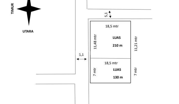 Kavling Murah Tengah Kota Cimahi 210 M² 1