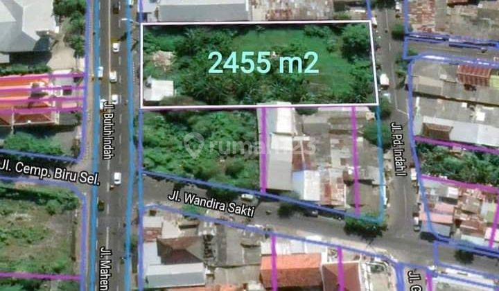 Dijual tanah 24,5are @jl. Buluh indah utama, denpasar, bali 12