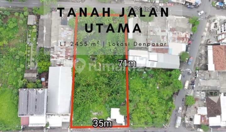 Dijual tanah 24,5are @jl. Buluh indah utama, denpasar, bali 11