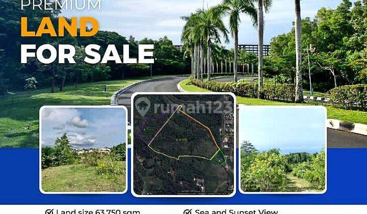 For Sale Land 6.37ha Sea View @Pecatu, Bali 1