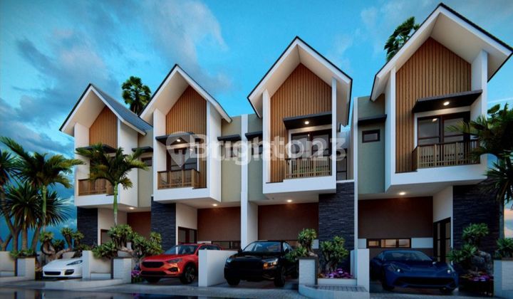 RUMAH 2 LANTAI KONSEP MODERN MINIMALIS DI KAWASAN PREMIUM  RENON 1