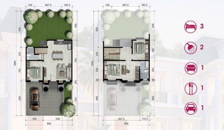 RUMAH MEWAH CLASSIC 3 KAMAR TIDUR DI MANADO 7