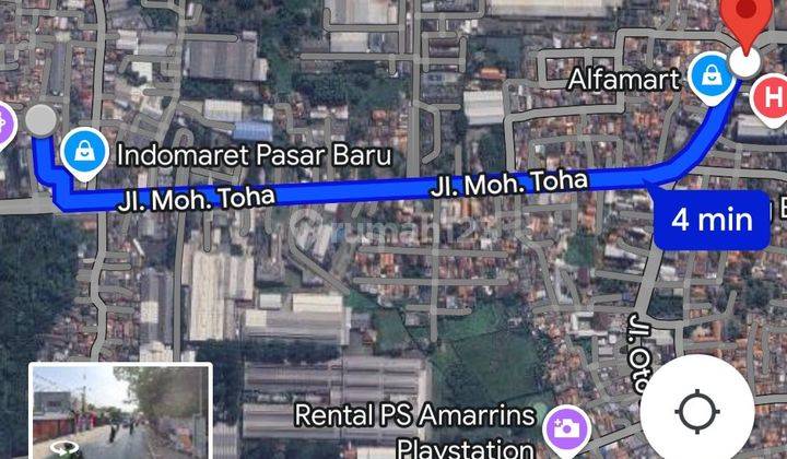 Jual Bu Rumah Lt 640m² Di Moh Toha Dekat Panarub Bebas Biaya Surat 2