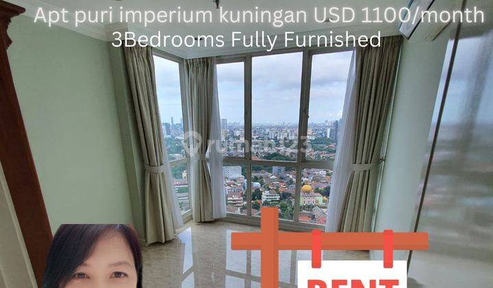 Rent Puri Imperium Kuningan 3br+1,fully Furnished, Usd 13200 Year 2