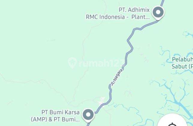 Tanah seluas 13720 m² Dipinggir Jl Negara IKN 2