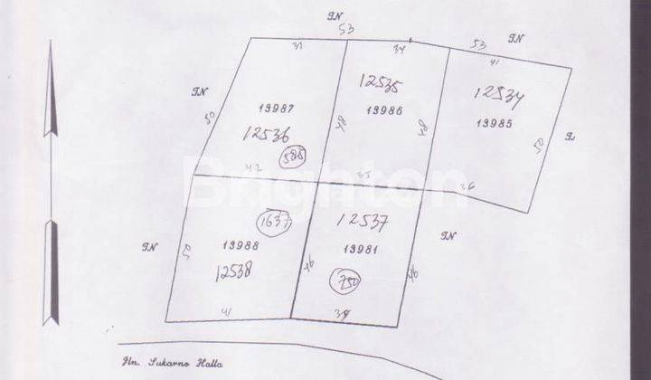 Tanah Seluas 8.495 M2 Dipinggir Jl Soekarno Hatta 1