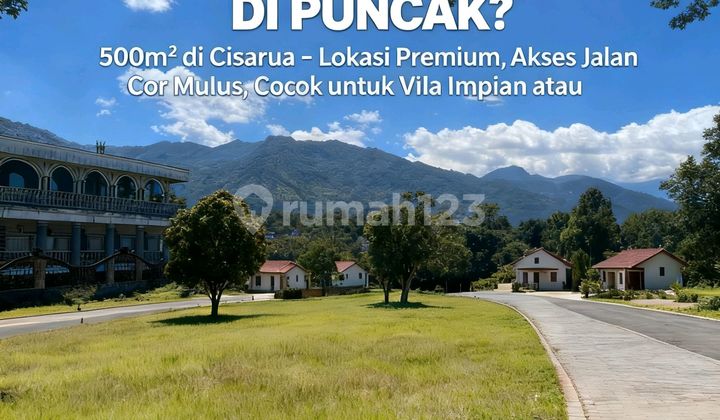 Tanah Premium Strategis Diarea Wisata Puncak Cisarua Tanah Premium Strategis Diarea Wisata Puncak Cisarua