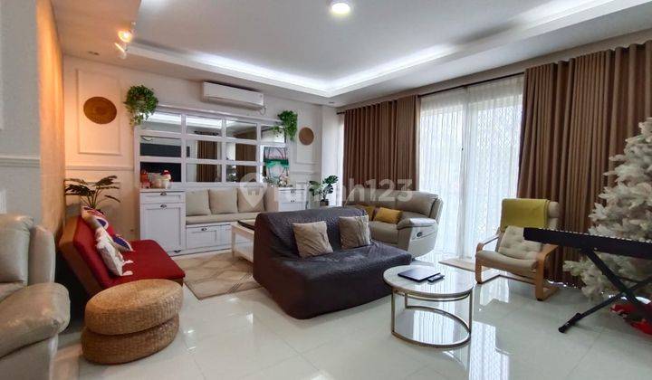 Rumah Modern 2 Lantai Furnished Ada Rooftop SHM di Sentul City, Bogor 2