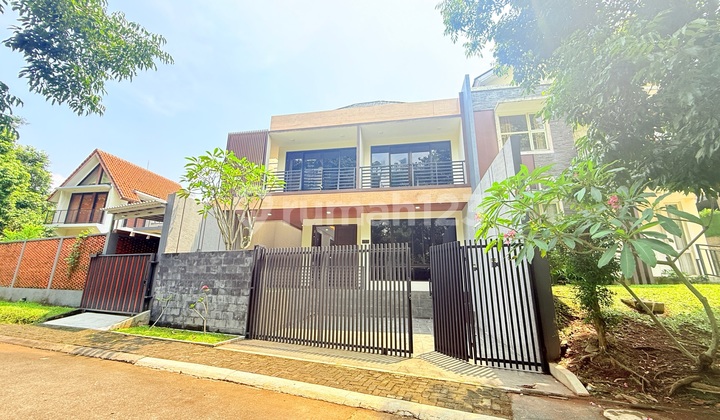 Langka! Rumah Modern 2 Lantai Luas Depan Green Area Cuma 3m-an