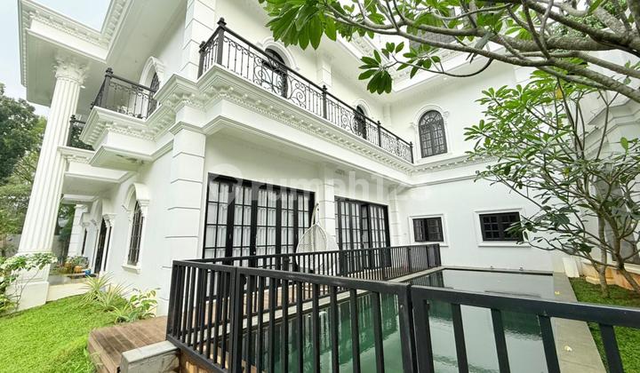 Luxurious Spacious House Facing Green Area, Large Yard with Swimming Pool, Corner Position in Sentul City, Bogor Luxurious Spacious House Facing Green Area, Large Yard with Swimming Pool, Corner Position in Sentul City, Bogor