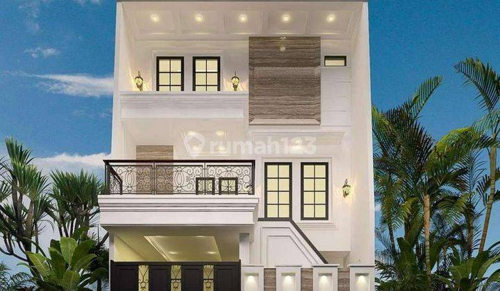 Rumah 3,5 Lantai Luas 8x15 120m2 Type 4+1kt di Perumahan Taman Kencana Cengkareng Jakarta Barat 2