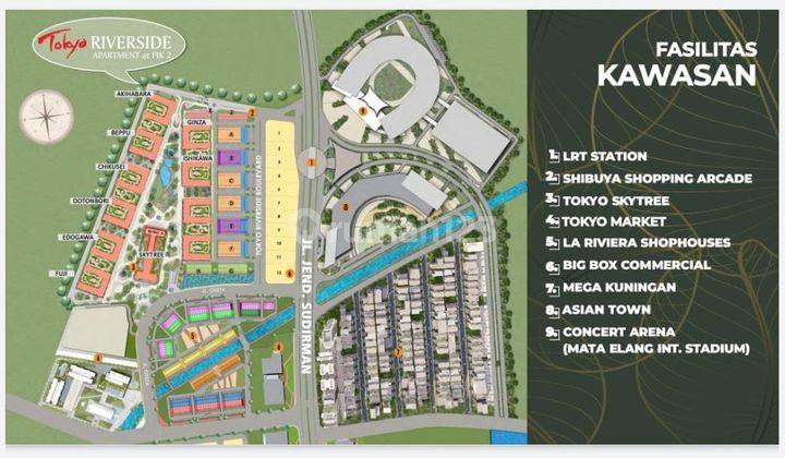 Apartemen Tokyo Riverside Tower Akihabara Size 38m2 Type 2br di Pik 2 Tangerang 3