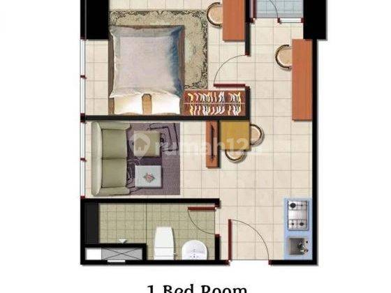 Apartemen B Residence Size 38m2 Type 1br Low Floor di Bsd City Tangerang 2