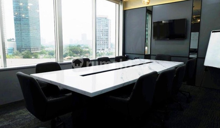 Ruang Kantor Menara Sudirman Luas 300m2 Full Furnished Strategis