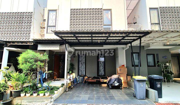 Rumah Murah Minimalis Modern 2,5 Lantai Semi Furnished Dalam Cluster Di Serua Ciputat Tangsel 1