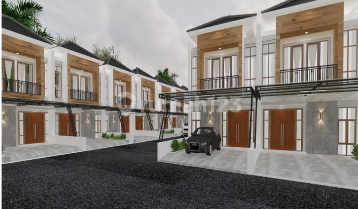 Rumah 2 Lantai Konsep Modern Bisa Kpr Dekat Toll Banyak Bonusnya  2