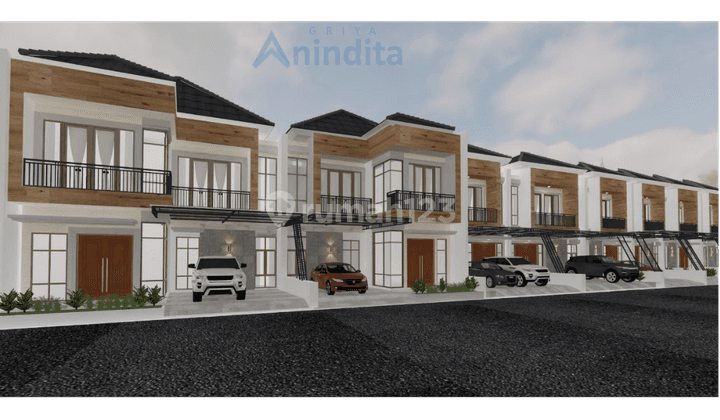 Townhouse Mewah 2 Lantai Bisa Kpr Strategis Free Ac, Canopy, Dan Biaya Surat surat 4