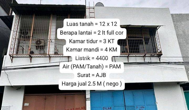 12x12 Rumah Jembatan Lima Akses Kendaraan Roda 4 1